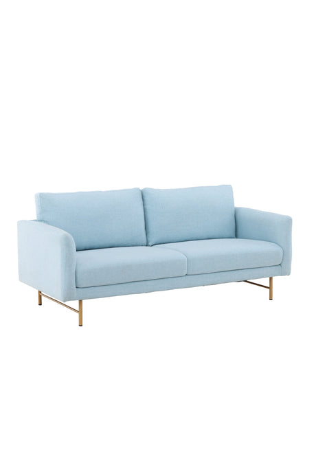 Sky 3 - Sitzer Sofa - blau/Polyester - 3 - Sitzer Sofas - ALVAHOME