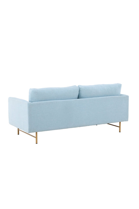 Sky 3 - Sitzer Sofa - blau/Polyester - 3 - Sitzer Sofas - ALVAHOME