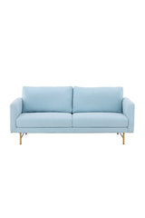 Sky 3 - Sitzer Sofa - blau/Polyester - 3 - Sitzer Sofas - ALVAHOME