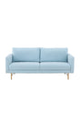 Sky 3 - Sitzer Sofa - blau/Polyester - 3 - Sitzer Sofas - ALVAHOME
