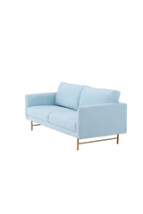 Sky 3 - Sitzer Sofa - blau/Polyester - 3 - Sitzer Sofas - ALVAHOME