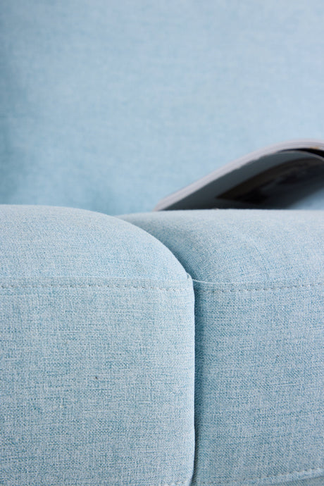 Sky 3 - Sitzer Sofa - blau/Polyester - 3 - Sitzer Sofas - ALVAHOME