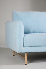 Sky 3 - Sitzer Sofa - blau/Polyester - 3 - Sitzer Sofas - ALVAHOME
