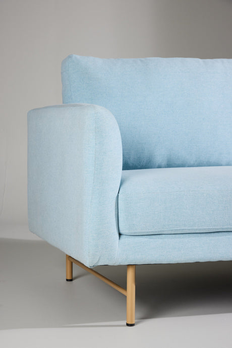 Sky 3 - Sitzer Sofa - blau/Polyester - 3 - Sitzer Sofas - ALVAHOME