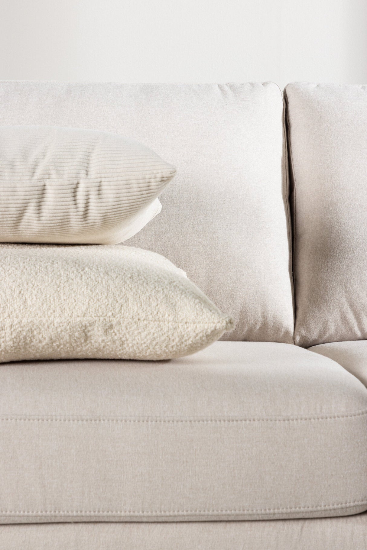 Sky 3 - Sitzer Sofa - weiß/Polyester - 3 - Sitzer Sofas - ALVAHOME