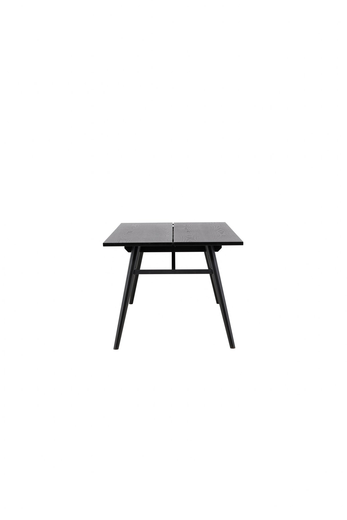 Sleek rechteckiger Esstisch - schwarz/Furnier - Rechteckige Esstische - ALVAHOME