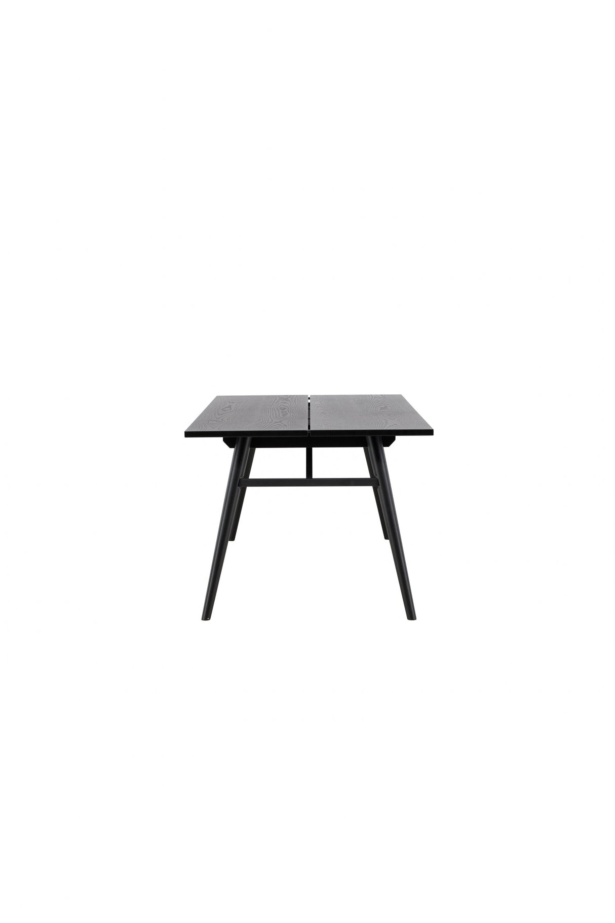 Sleek rechteckiger Esstisch - schwarz/Furnier - Rechteckige Esstische - ALVAHOME