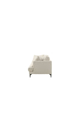 Sofia 3 - Sitzer Sofa - beige/Polyester - Kord - 3 - Sitzer Sofas - ALVAHOME