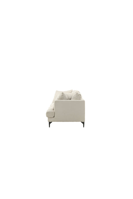 Sofia 3 - Sitzer Sofa - beige/Polyester - Kord - 3 - Sitzer Sofas - ALVAHOME