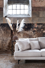 Sofia 3 - Sitzer Sofa - beige/Polyester - Kord - 3 - Sitzer Sofas - ALVAHOME