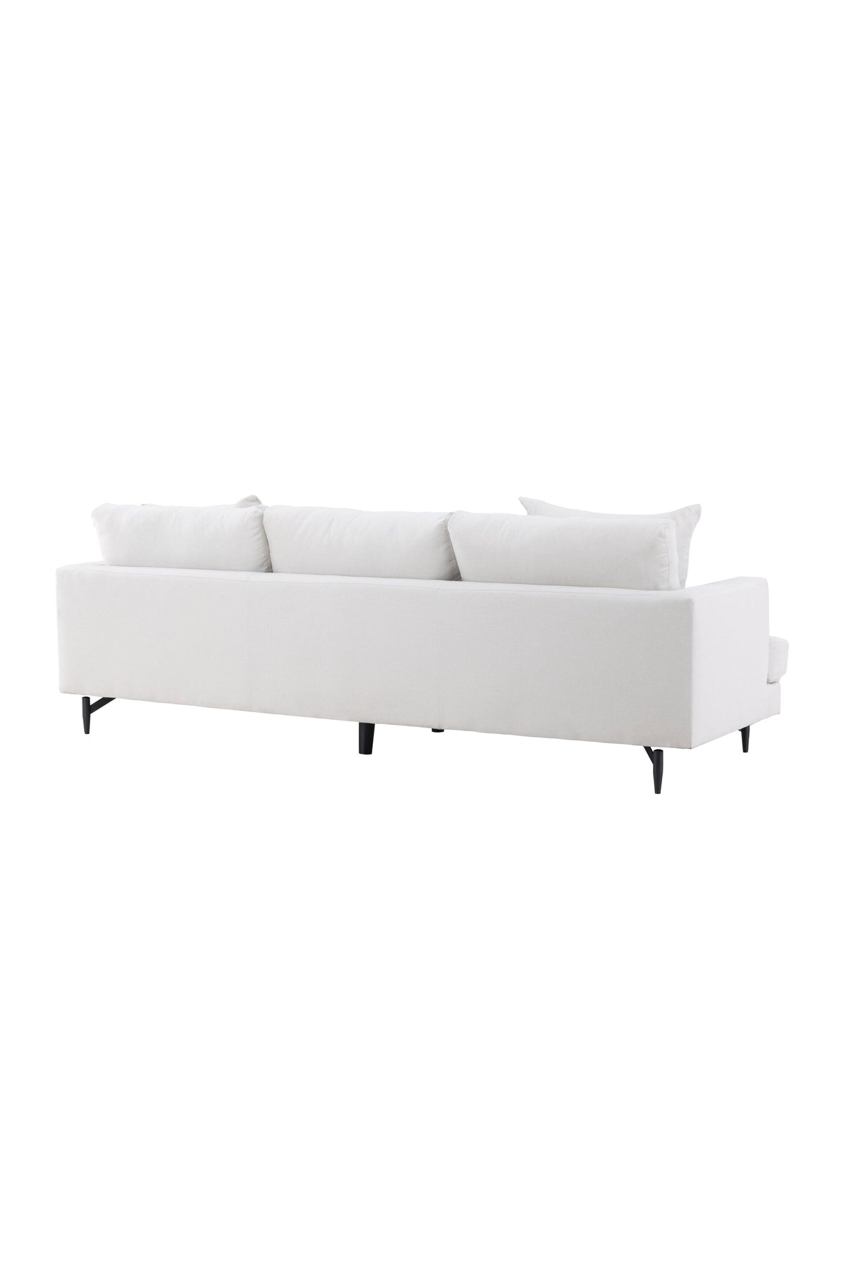 Sofia 3 - Sitzer Sofa - beige/Polyester - Leinen - 3 - Sitzer Sofas - ALVAHOME