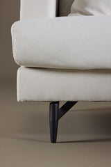 Sofia 3 - Sitzer Sofa - beige/Polyester - Leinen - 3 - Sitzer Sofas - ALVAHOME