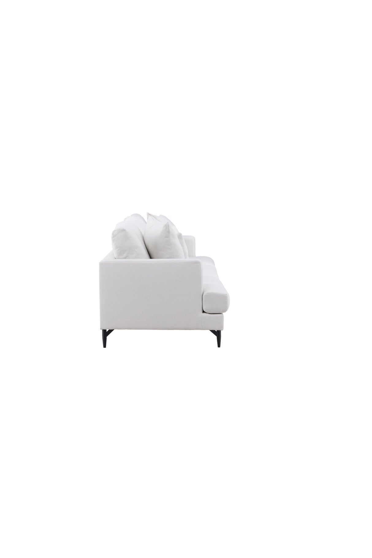 Sofia 3 - Sitzer Sofa - beige/Polyester - Leinen - 3 - Sitzer Sofas - ALVAHOME