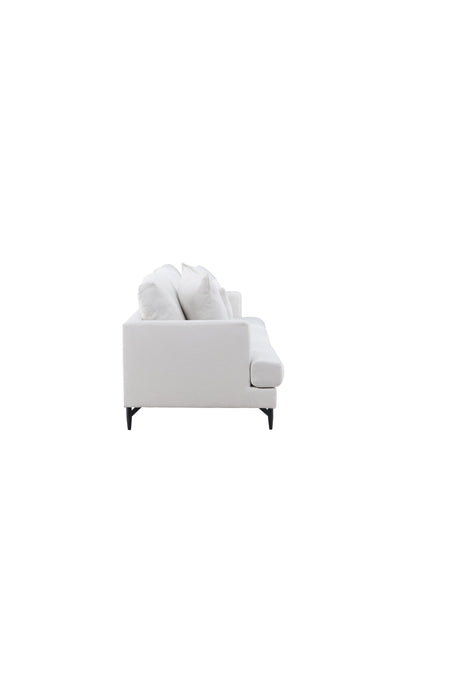Sofia 3 - Sitzer Sofa - beige/Polyester - Leinen - 3 - Sitzer Sofas - ALVAHOME