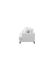 Sofia 3 - Sitzer Sofa - beige/Polyester - Leinen - 3 - Sitzer Sofas - ALVAHOME