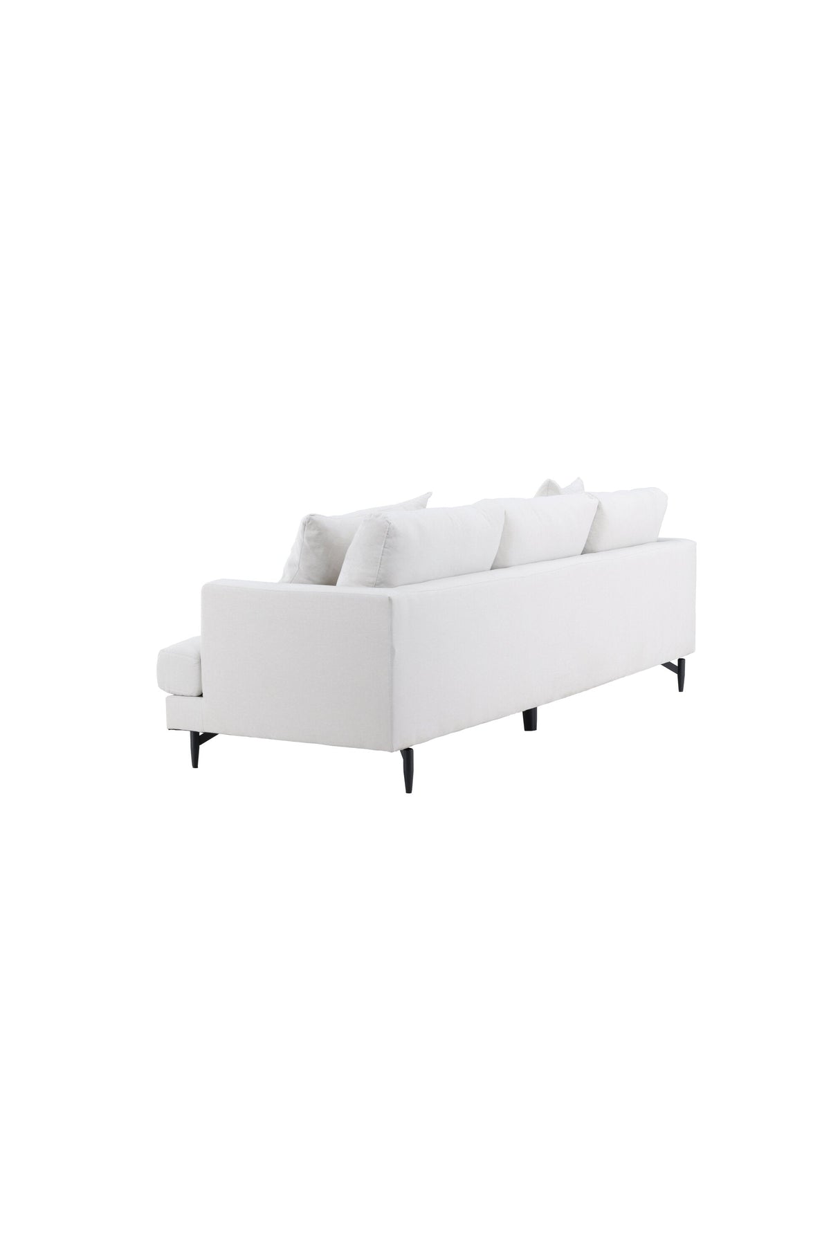 Sofia 3 - Sitzer Sofa - beige/Polyester - Leinen - 3 - Sitzer Sofas - ALVAHOME