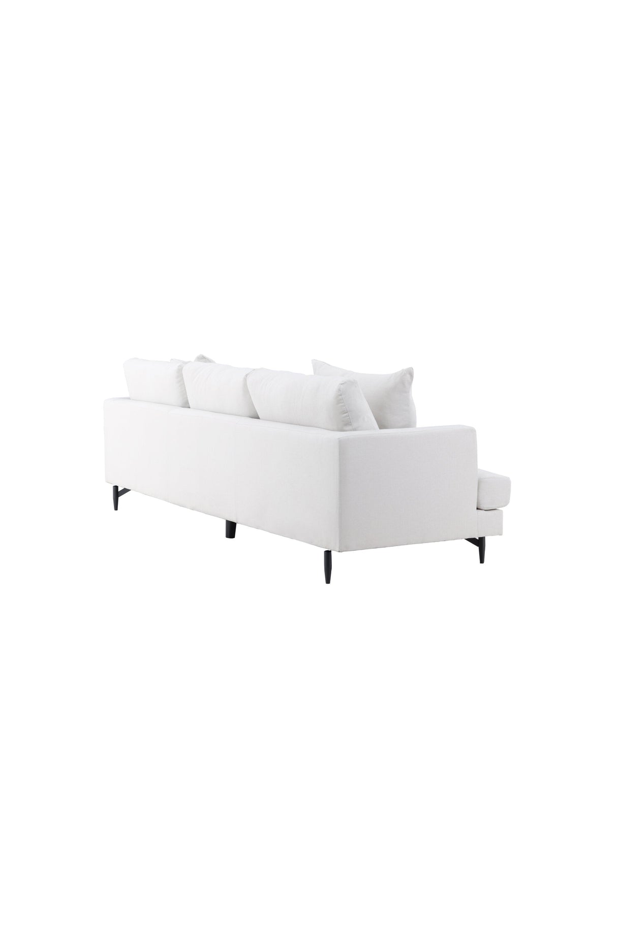 Sofia 3 - Sitzer Sofa - beige/Polyester - Leinen - 3 - Sitzer Sofas - ALVAHOME