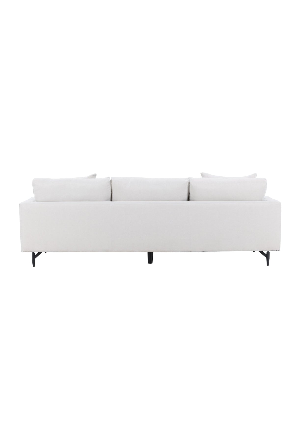 Sofia 3 - Sitzer Sofa - beige/Polyester - Leinen - 3 - Sitzer Sofas - ALVAHOME
