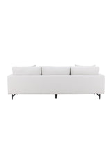 Sofia 3 - Sitzer Sofa - beige/Polyester - Leinen - 3 - Sitzer Sofas - ALVAHOME