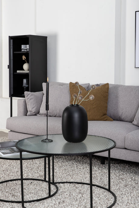 Sofia 3 - Sitzer Sofa - grau/Polyester - 3 - Sitzer Sofas - ALVAHOME
