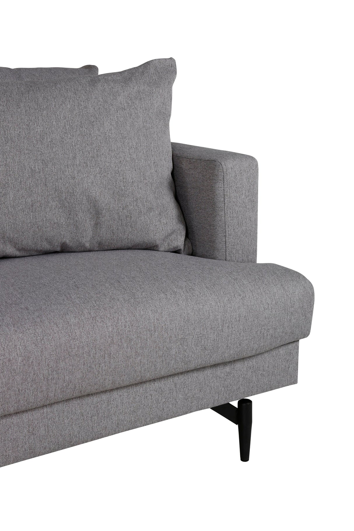 Sofia 3 - Sitzer Sofa - grau/Polyester - 3 - Sitzer Sofas - ALVAHOME