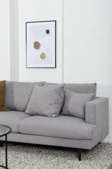 Sofia 3 - Sitzer Sofa - grau/Polyester - 3 - Sitzer Sofas - ALVAHOME