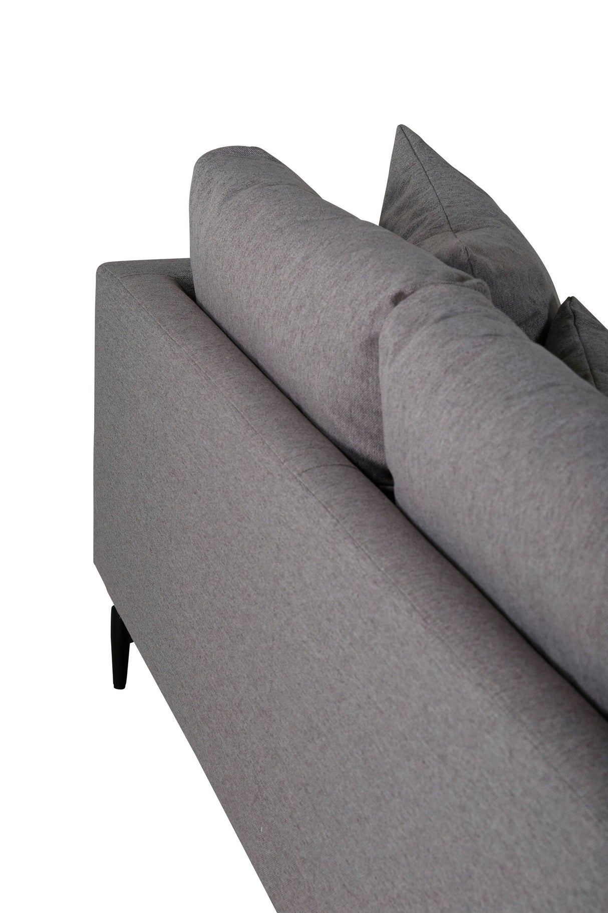 Sofia 3 - Sitzer Sofa - grau/Polyester - 3 - Sitzer Sofas - ALVAHOME