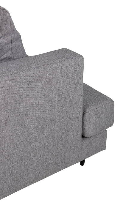 Sofia 3 - Sitzer Sofa - grau/Polyester - 3 - Sitzer Sofas - ALVAHOME
