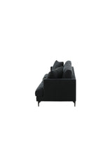 Sofia 3 - Sitzer Sofa - schwarz/Polyester - 3 - Sitzer Sofas - ALVAHOME