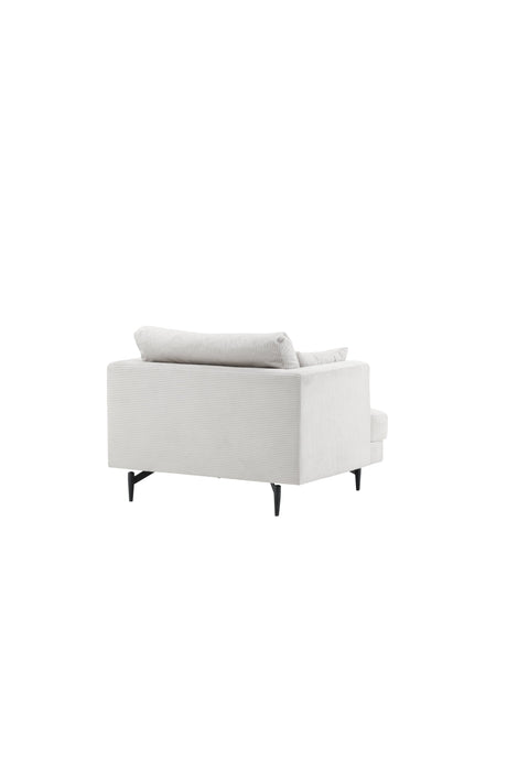 Sofia Sessel - beige/Polyester - Kord - Sessel - ALVAHOME