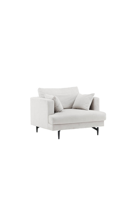 Sofia Sessel - beige/Polyester - Kord - Sessel - ALVAHOME