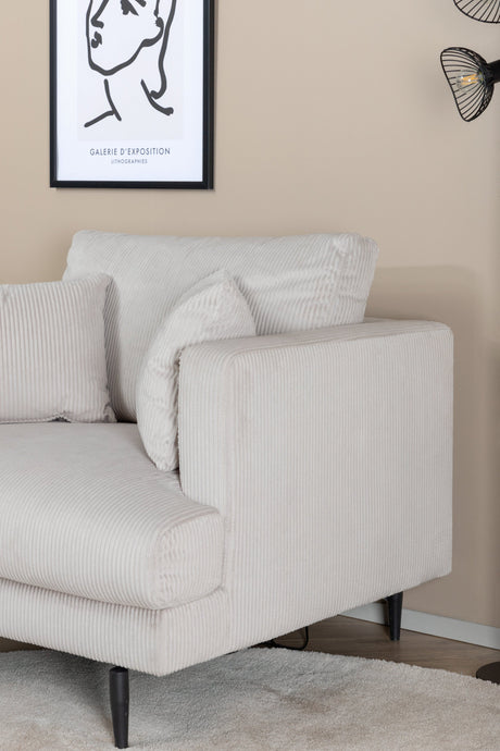 Sofia Sessel - beige/Polyester - Kord - Sessel - ALVAHOME