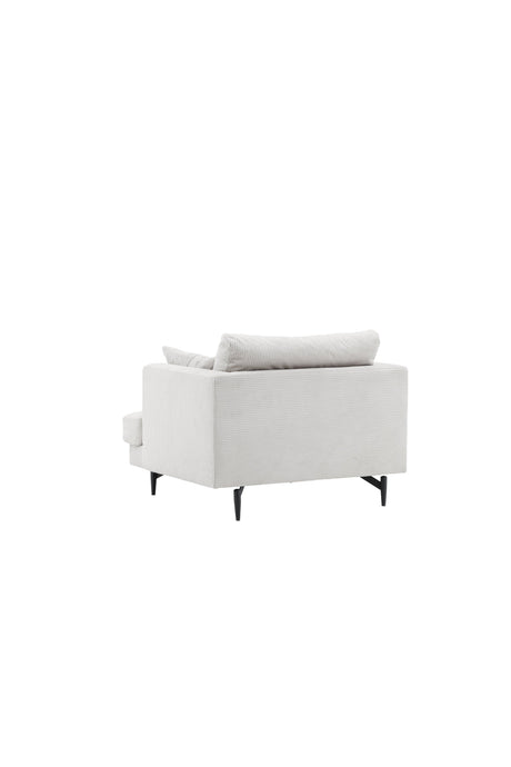 Sofia Sessel - beige/Polyester - Kord - Sessel - ALVAHOME