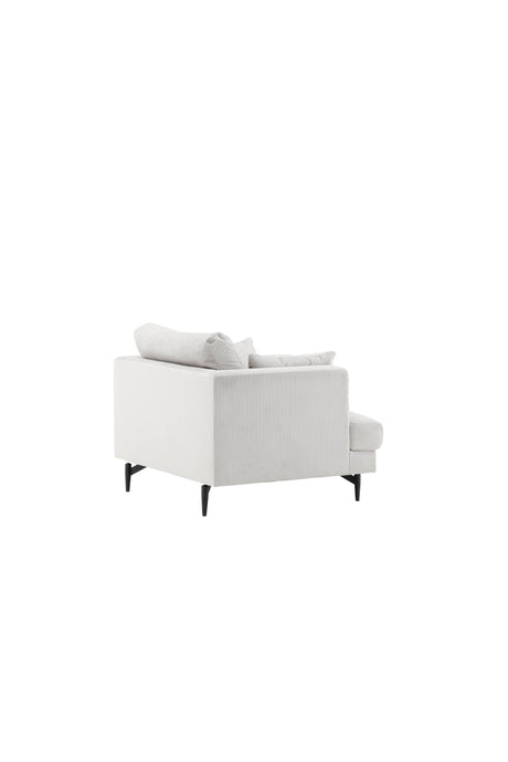 Sofia Sessel - beige/Polyester - Kord - Sessel - ALVAHOME