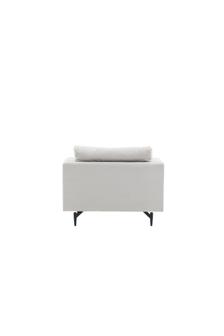 Sofia Sessel - beige/Polyester - Kord - Sessel - ALVAHOME