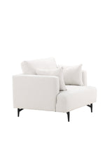 Sofia Sessel - beige/Polyester - Leinen - Sessel - ALVAHOME