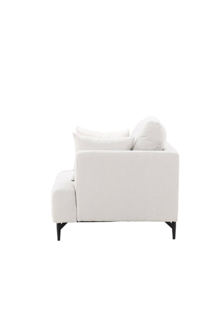 Sofia Sessel - beige/Polyester - Leinen - Sessel - ALVAHOME