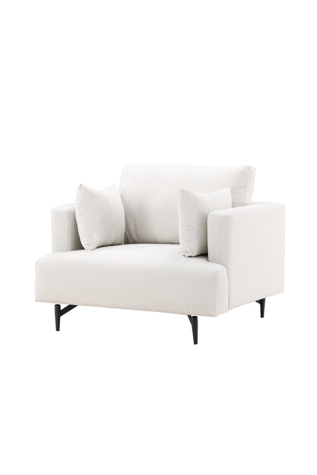 Sofia Sessel - beige/Polyester - Leinen - Sessel - ALVAHOME
