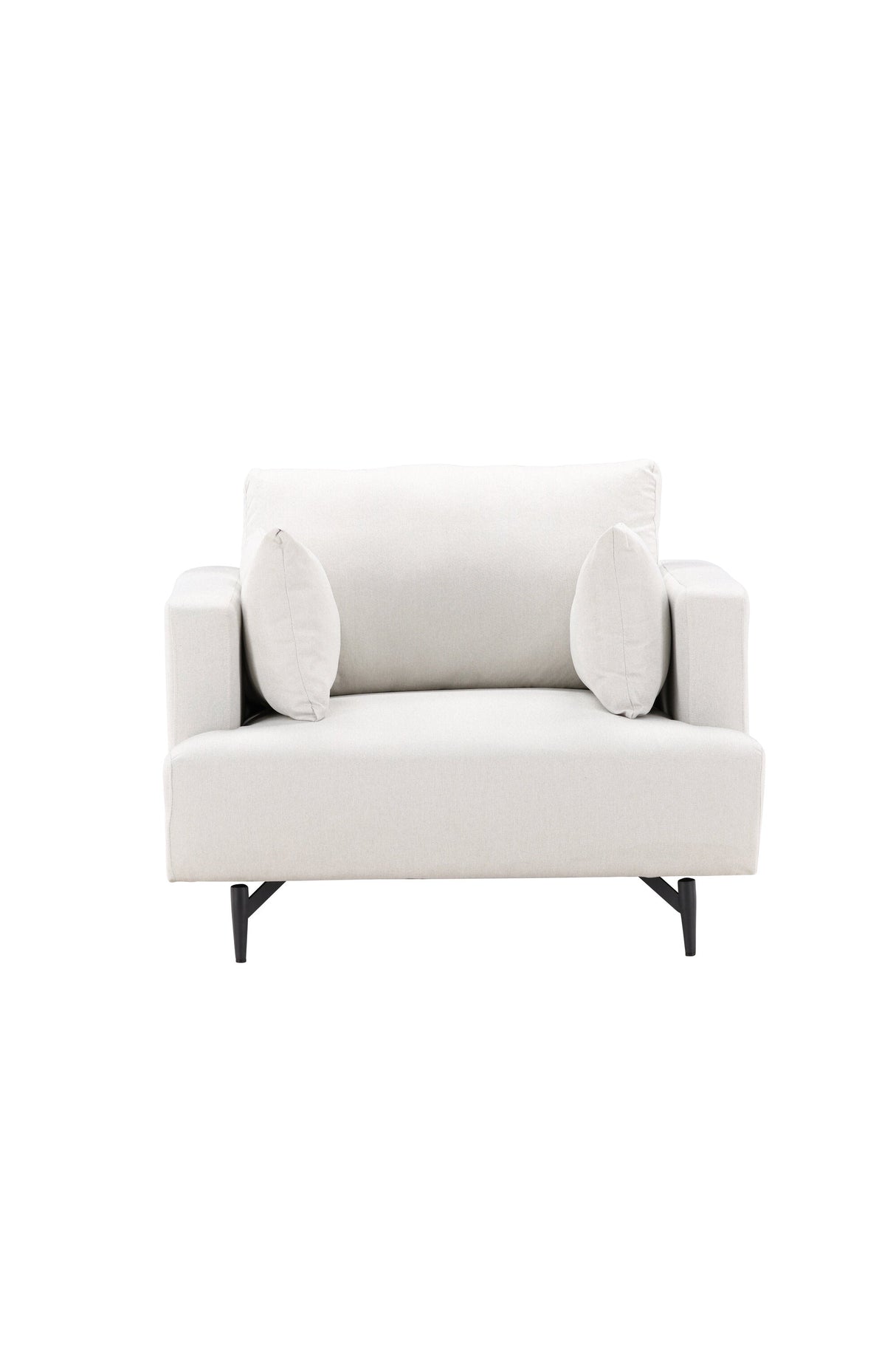 Sofia Sessel - beige/Polyester - Leinen - Sessel - ALVAHOME