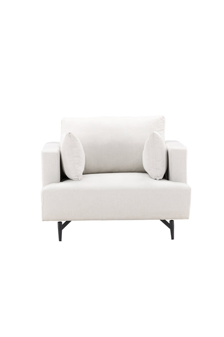 Sofia Sessel - beige/Polyester - Leinen - Sessel - ALVAHOME