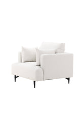 Sofia Sessel - beige/Polyester - Leinen - Sessel - ALVAHOME
