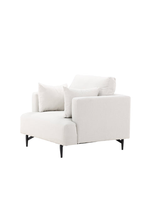 Sofia Sessel - beige/Polyester - Leinen - Sessel - ALVAHOME