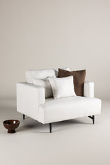 Sofia Sessel - beige/Polyester - Leinen - Sessel - ALVAHOME