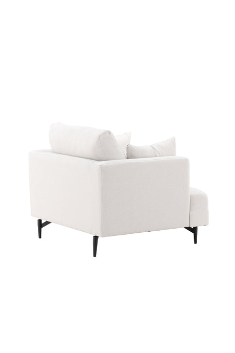Sofia Sessel - beige/Polyester - Leinen - Sessel - ALVAHOME