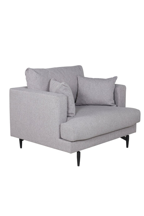 Sofia Sessel - grau/Polyester - Sessel - ALVAHOME