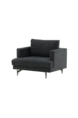Sofia Sessel - schwarz/Polyester - Sessel - ALVAHOME