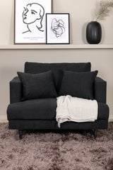 Sofia Sessel - schwarz/Polyester - Sessel - ALVAHOME