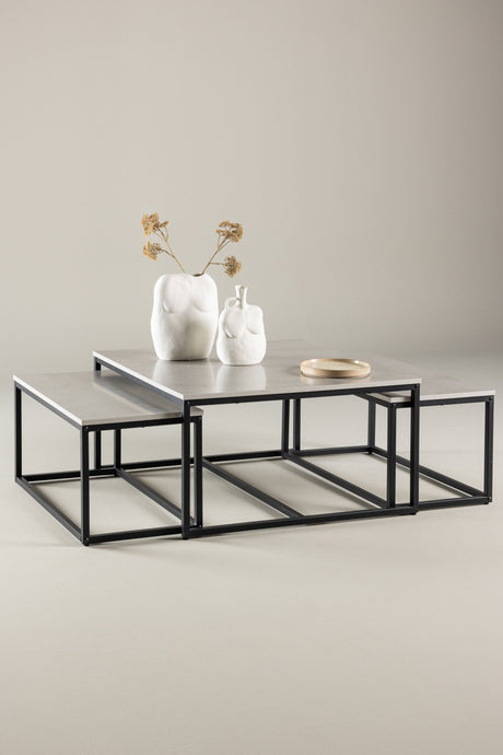 Solna Couchtisch - grau/MDF - Couchtische - ALVAHOME