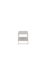 Staal Beistelltisch - beige/Stahl - Beistelltische - ALVAHOME