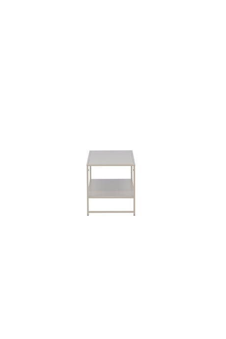 Staal Beistelltisch - beige/Stahl - Beistelltische - ALVAHOME